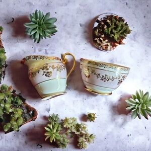 Vintage Royal Standard Bone China England ~ Cream and Sugar Set